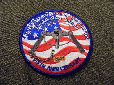 2021 Minnesota Sustaining Donor Patch - Fifth Anniversary (each)