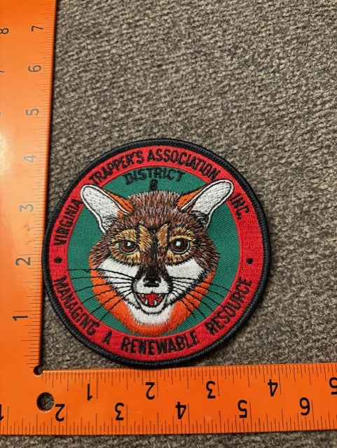 Virginia Trapper's Association Inc. District 8 Patch (each)