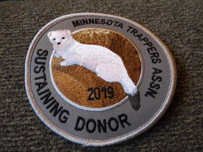 2019 Minnesota Sustaining Donor Patch - Weasel (each)