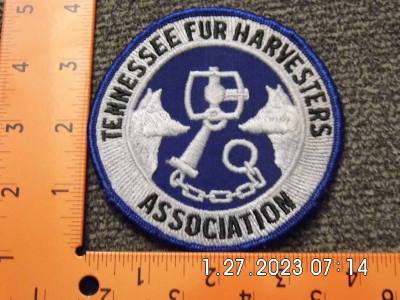 Tennessee Fur Harvesters Association Patch (each)