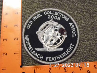 Old Reel Collectors Assoc. 2008 - Meisselbach Featherlight Patch (each)