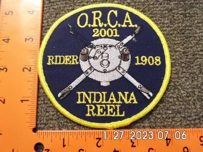 ORCA 2001 Indiana Reel Patch (each)