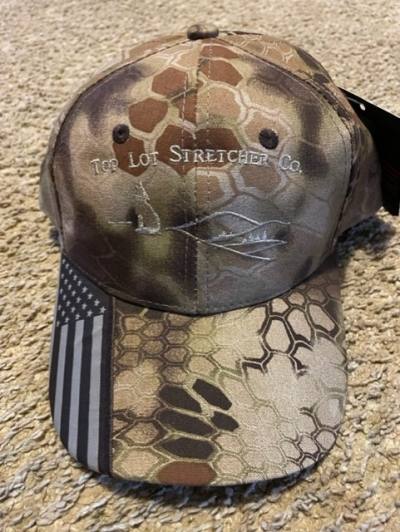 Top Lot Stretcher Co Hat - Kryptek Brown Camo Flag (each)