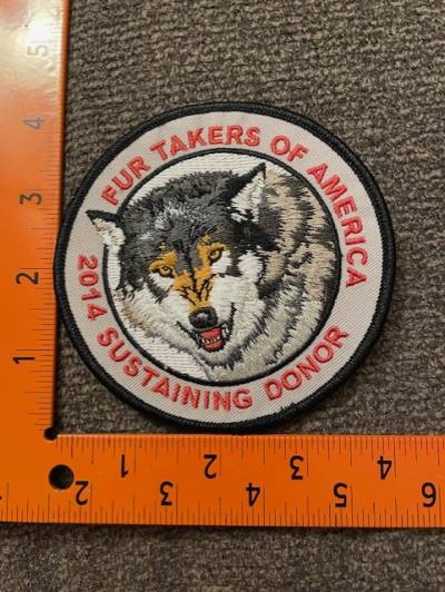 Fur Takers of America 2014 Sustaining Donor Patch (each)