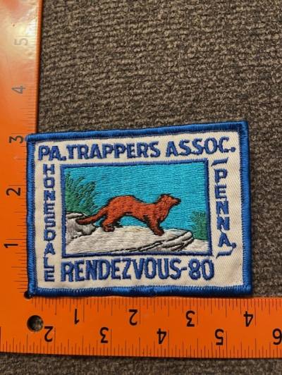 PA Trappers Assoc. Rendezvous 80 Patch (each)