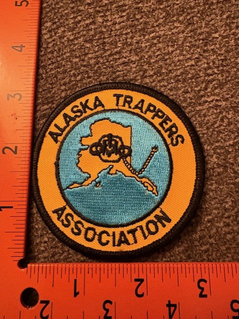Alaska Trappers Association Patch (gold & light blue) (each)