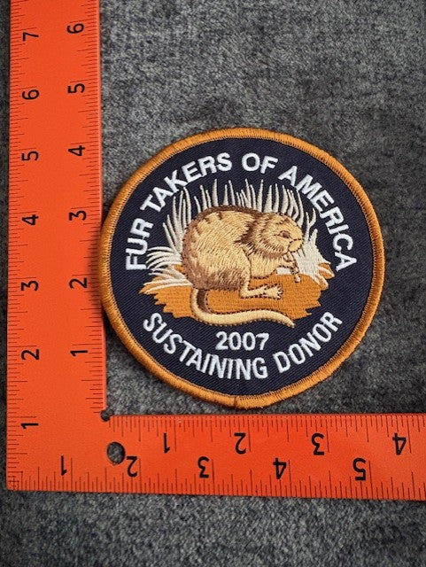 Fur Takers of America 2007 Sustaining Donor Patch (each)