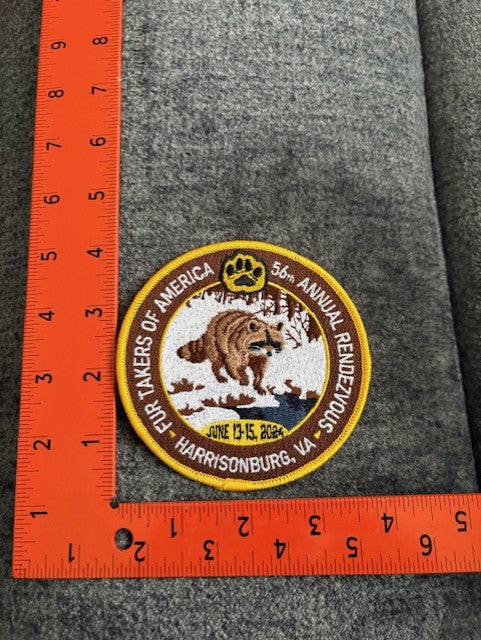 Fur Takers of America 2024 Rendezvous - Harrisonburg, VA Patch (each)