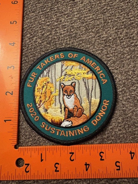 Fur Takers of America 2020 Sustaining Donor patch (each)
