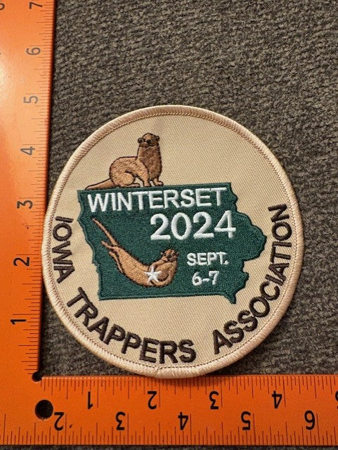 Iowa Trappers Association 2024 Convention Patch - Winterset (each)