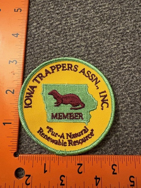 Iowa Trappers Assn., Inc. Member Patch - 3-inch (each)