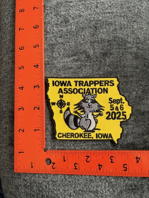 Iowa Trappers Association 2025 Convention Patch (each)