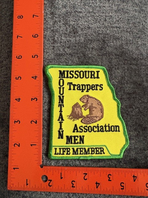 Missouri Mountain Men Trappers Association Life Member Patch (each)