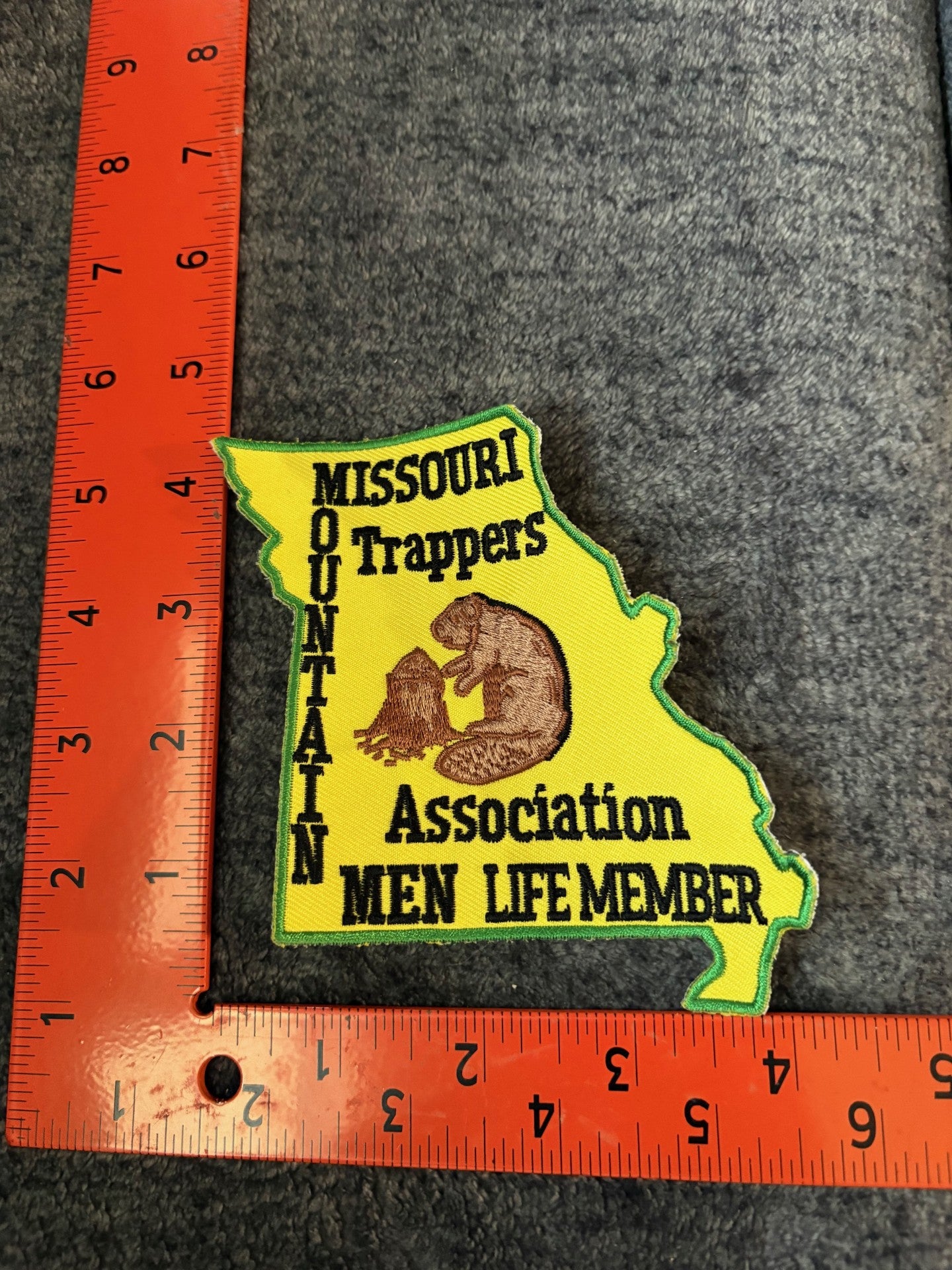 Missouri Mountain Men Trappers Association Life Member Patch 2025 Version (each)