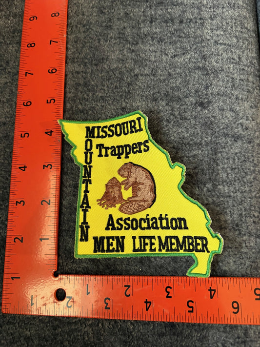 Missouri Mountain Men Trappers Association Life Member Patch 2025 Version (each)
